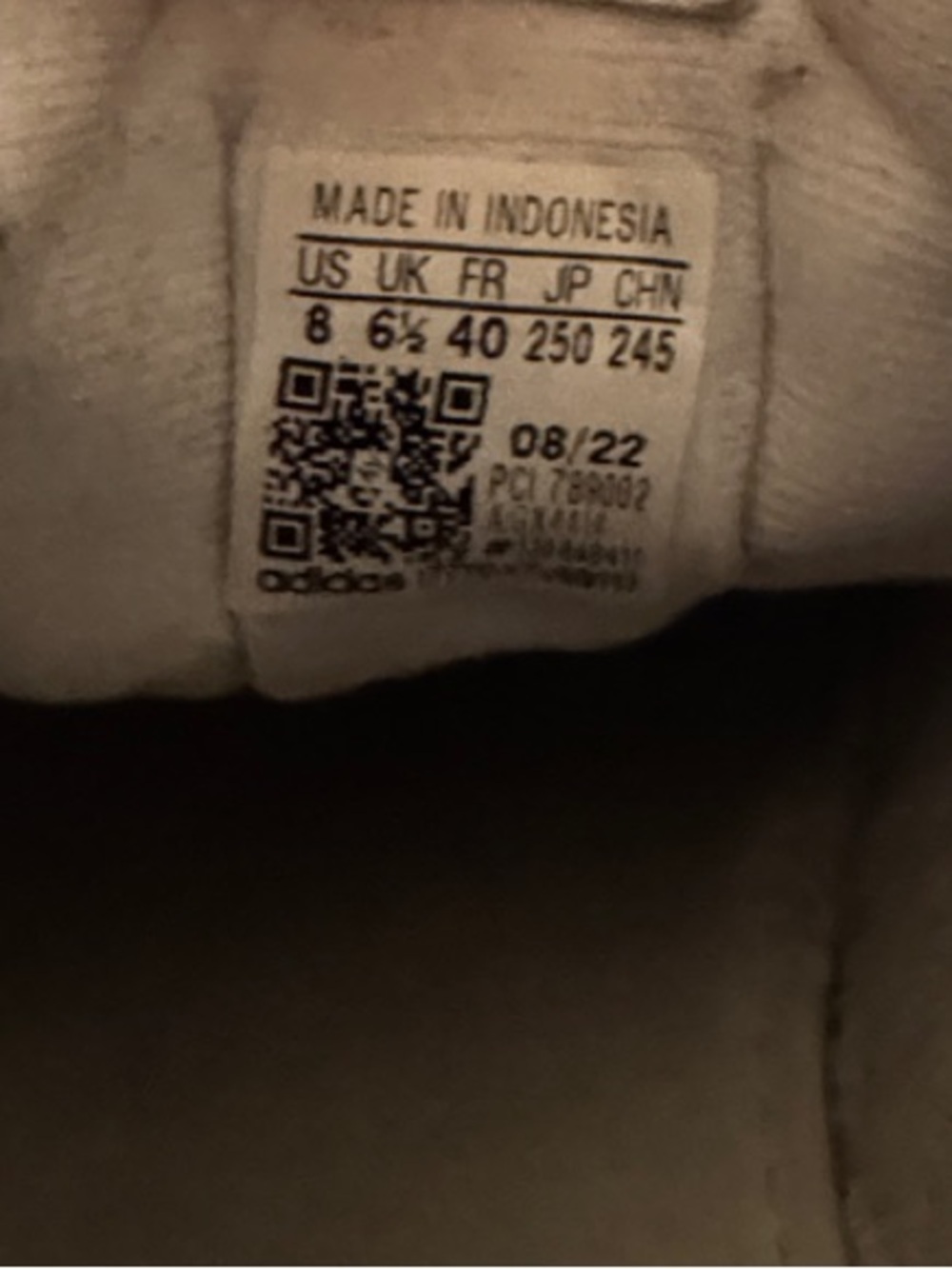 adidas forum bonega cloud white / royal blue - Picture 8 of 8